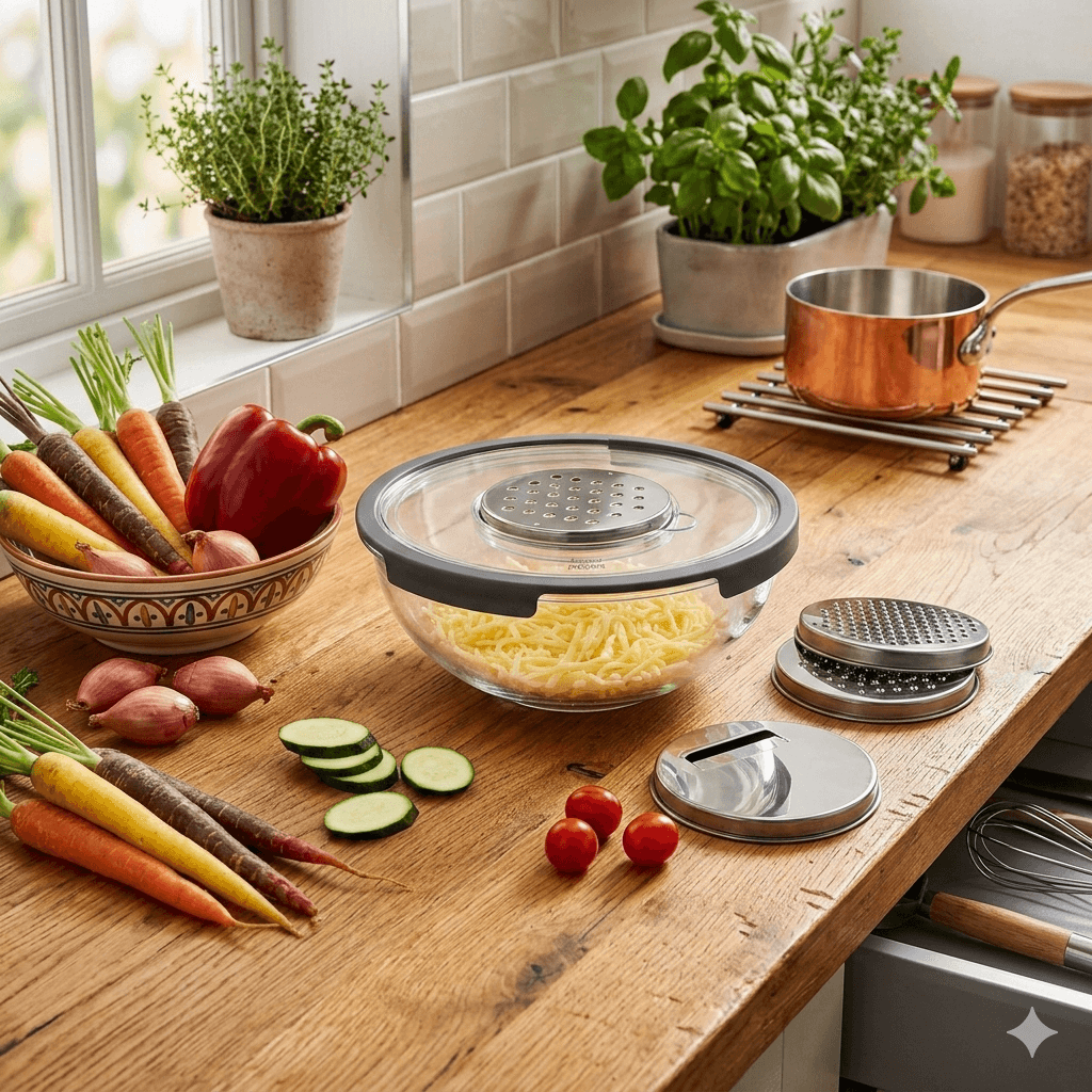 Baccarat Prepare 5 in 1 Prep Bowl Review – Stylish Bowl, Disappointing Blades